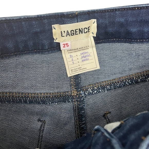 L'AGENCE Serena Baby Flare in Azul - Picture 4 of 7